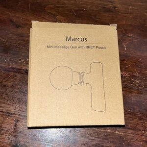 Marcus 5” Mini Massage gun w/RPET Pouch USB Charging - 2 Speeds